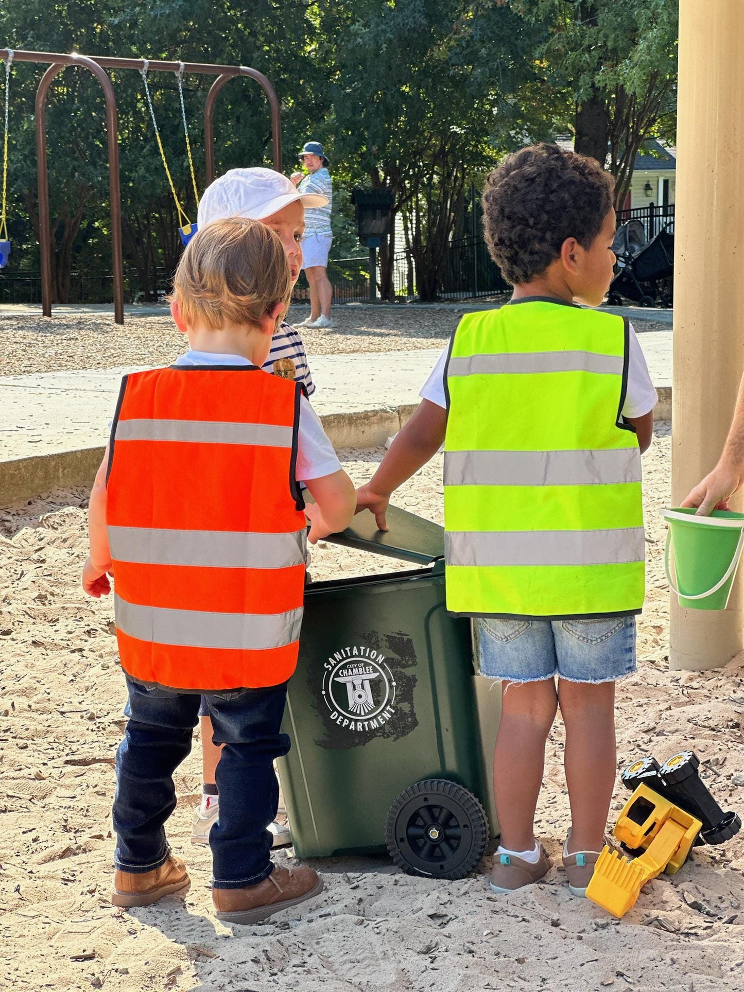 Orange Toddler Construction Vest