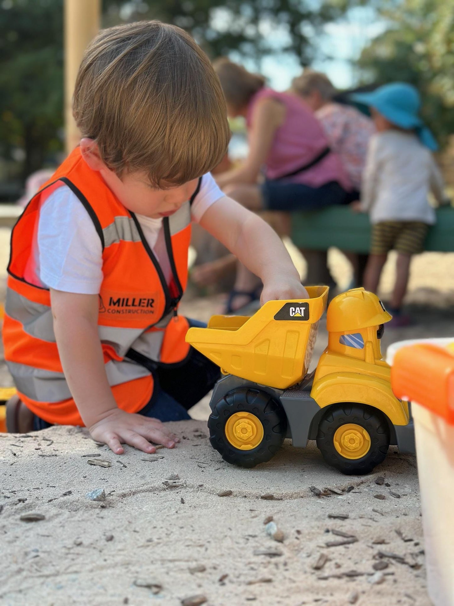 Orange Toddler Construction Vest